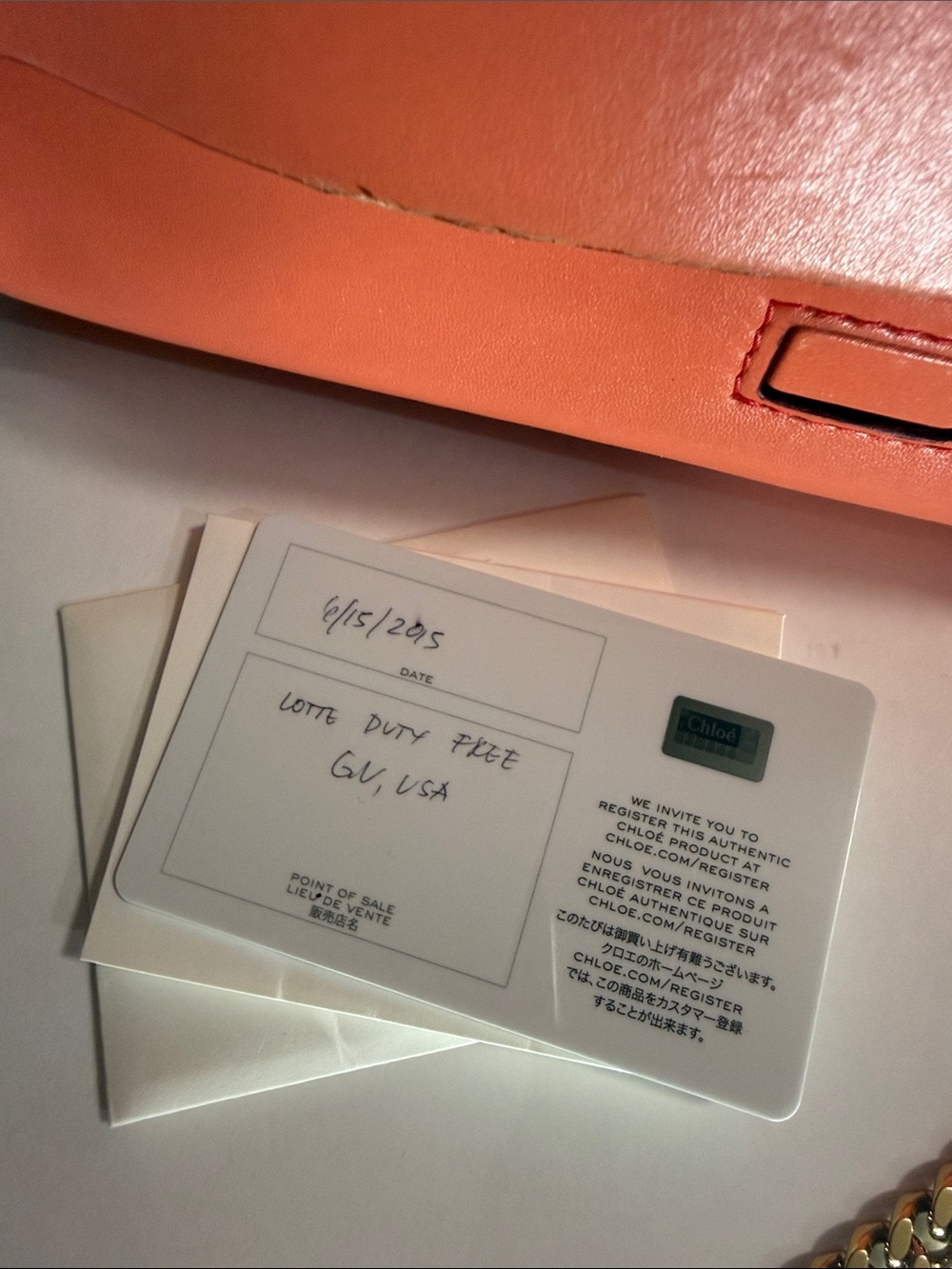 Chloé Coral Leather Crossbody Bag - Picture 17 of 17